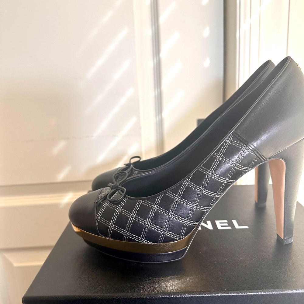 Chanel Quilted Pumps